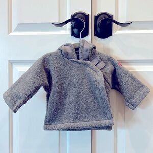 WIDGEON Hooded Fleece Jacket, Size: 3 Months, Color: Heather Grey